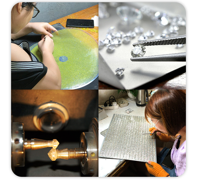 Rhinestone size measurement and quality inspection